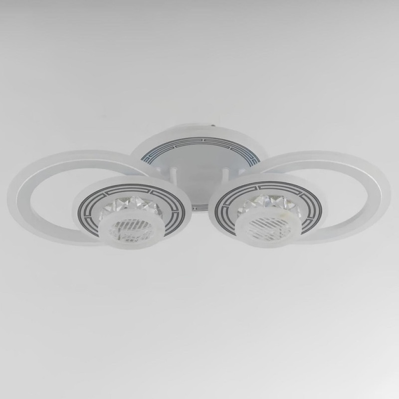 Люстра світлодіодна LED стельова Valeso V K28998-2+2 з пультом 132W