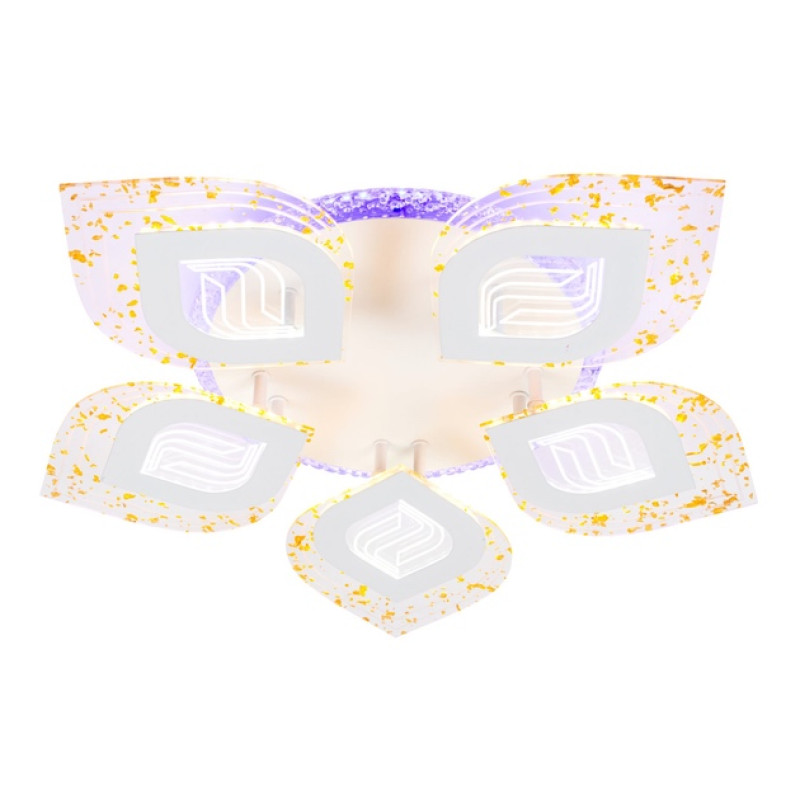 Люстра світлодіодна LED стельова Valeso V K29112-5+1 WT з пультом 138W