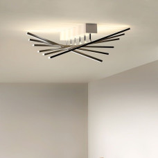 Люстра світлодіодна LED стельова Valeso V G4061-6 BK 72W