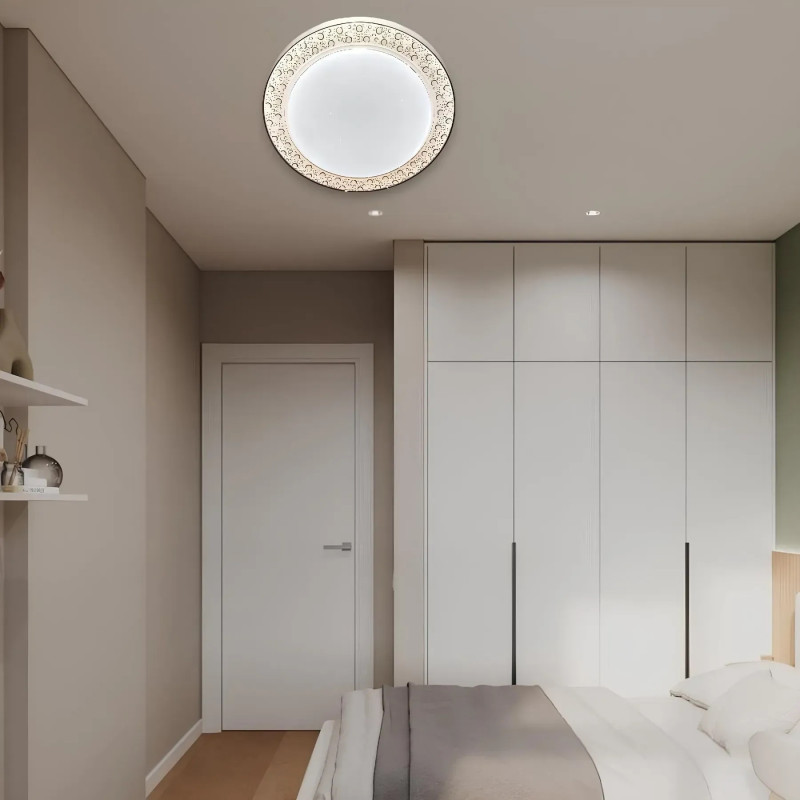 Люстра светодиодная LED потолочная Valeso V GLX-19447-400 brown 24W