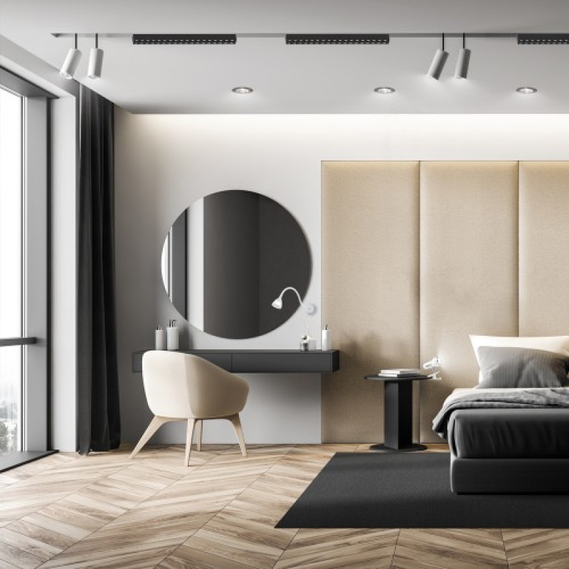 Магнитный трековый светильник Feron MGN300 12W черный 41929