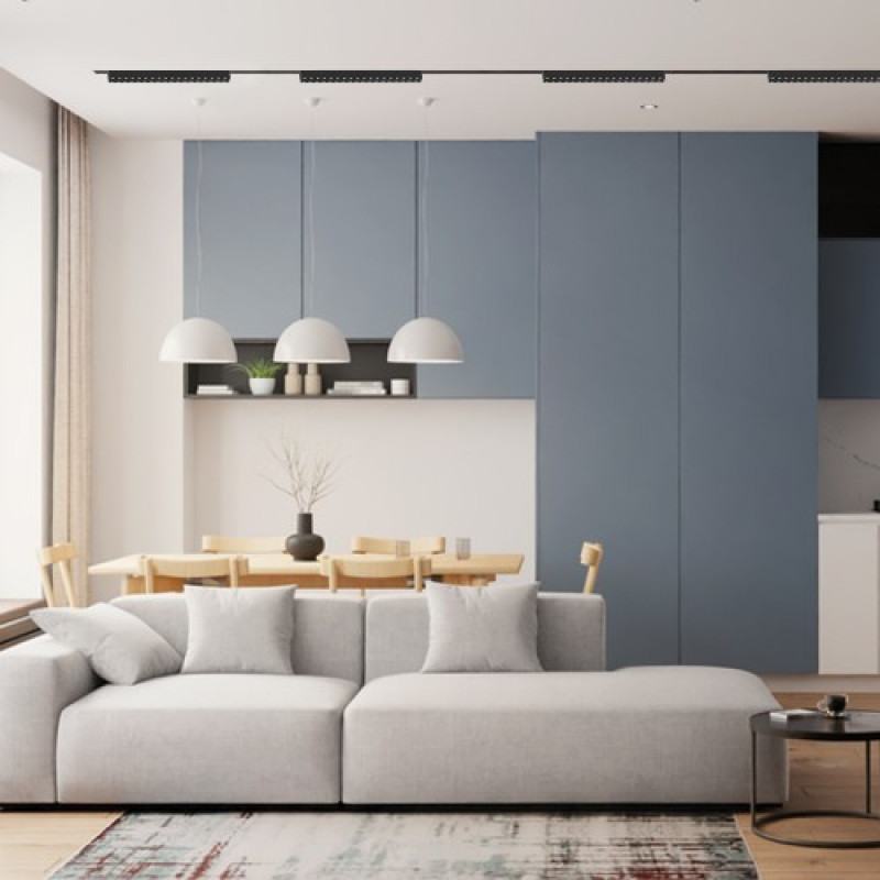 Магнітний трековий світильник Feron MGN300 18W чорний 41931