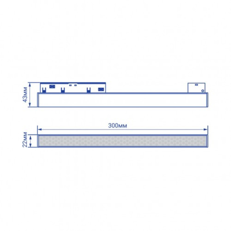 Магнітний трековий світильник Feron MGN302 12W чорний 41938