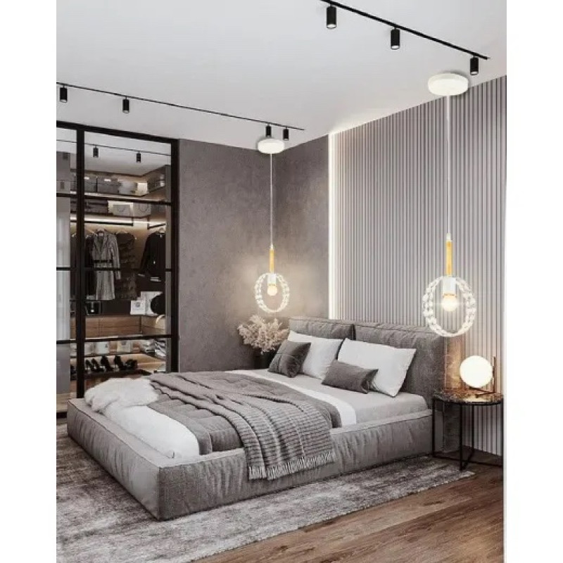 Люстра підівісна VALESO V XA1414/1P White+Wood 60W