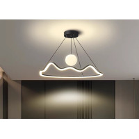 Люстра подвесная светодиодная VALESO V G4057 BK черная 38W