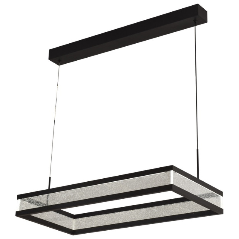 Люстра светодиодная LED подвесная Valeso V QQD3124 BK 54W