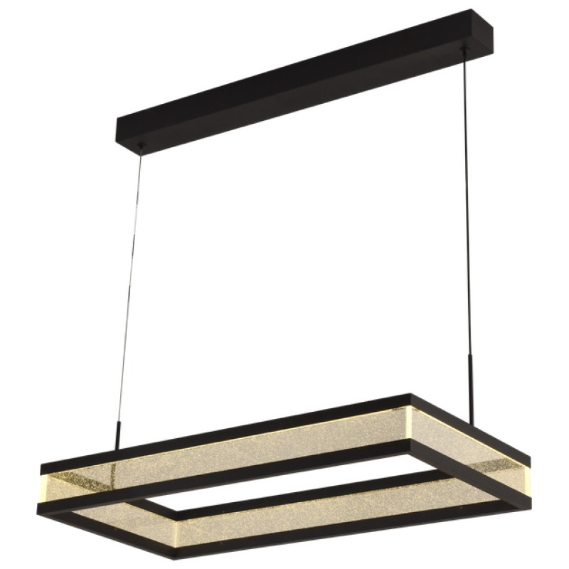 Люстра светодиодная LED подвесная Valeso V QQD3124 BK 54W