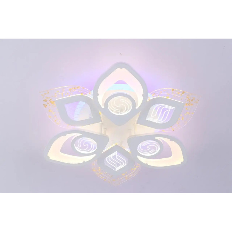 Люстра світлодіодна LED стельова Valeso V K29118-3+3+1 WT з пультом 178W