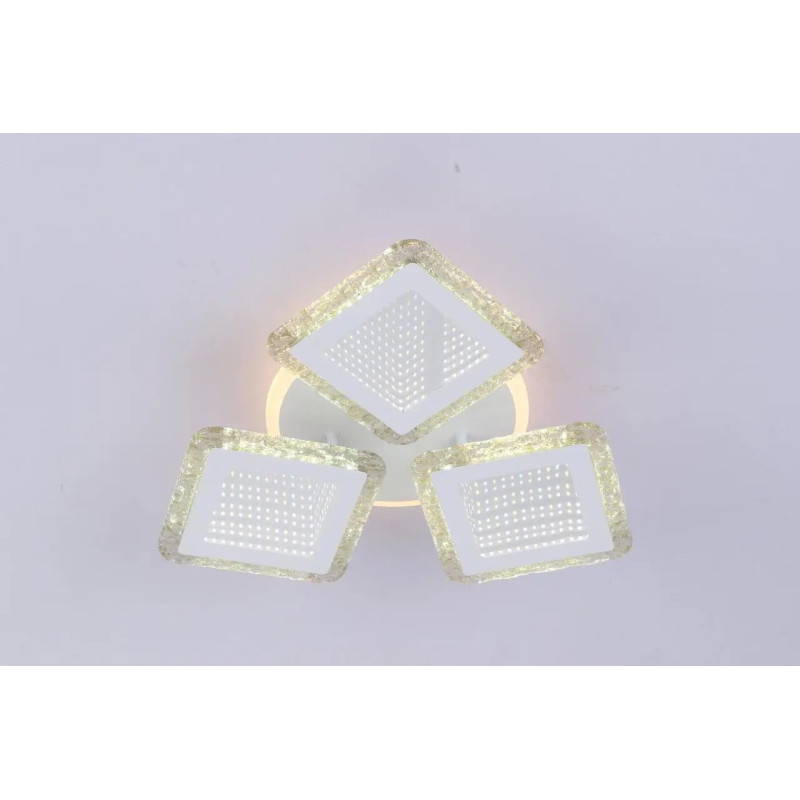 Люстра світлодіодна LED стельова Valeso V K39937-3+1 WT з пультом 91W