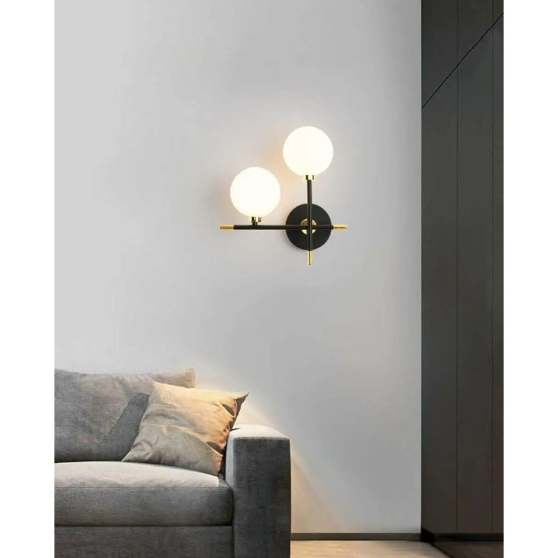 Бра настінне Sirius BD605-2 BK+Copper