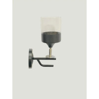 Бра настенная Valeso B-6973A/1 (Черный+Хром) 60W