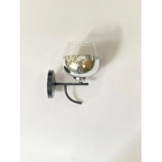 Бра настенная Valeso B-6978A/1 (Черный+Хром) 60W