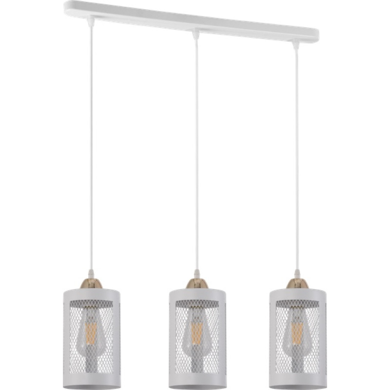 Люстра підвісна з плафоном під лампу Е27 V XA3224-3 WH+FGD 180W