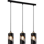 Люстра подвесная с плафоном под лампу Е27 V XA3226-3 BK+FGD 180W