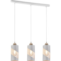 Люстра подвесная с плафоном под лампу Е27 V XA3226-3 WH+FGD 180W