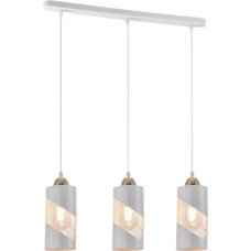 Люстра підвісна з плафоном під лампу Е27 V XA3226-3 WH+FGD 180W