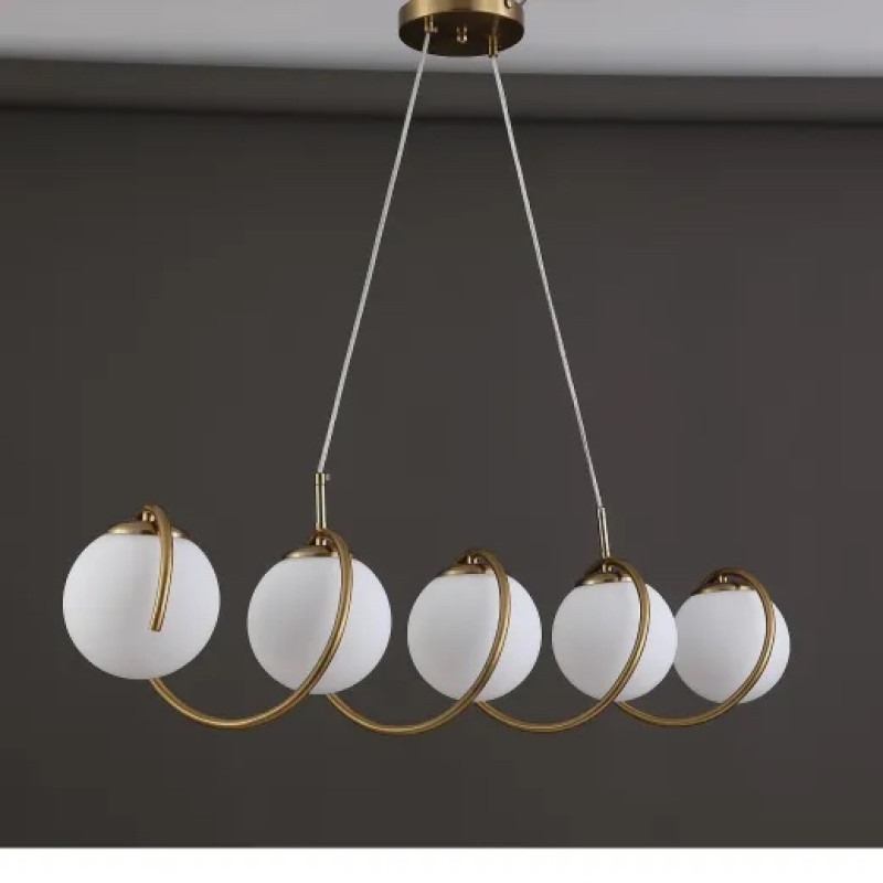 Люстра підвісна Valeso на 5 плафонів GLD-23925/5 200W