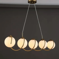 Люстра підвісна Valeso на 5 плафонів GLD-23925/5 200W
