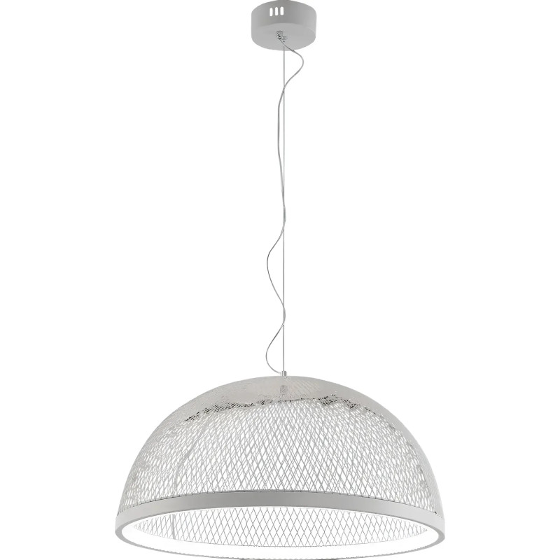 Подвесная LED люстра 40W Valeso с металлическим корпусом 3000/4500/6000К белая IP20 V DK6376-500 WH