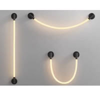 Бра светодиодная на стену LED Interees V G4011 BK 200W