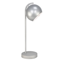Настольная лампа Valeso с металлическим корпусом под лампу Е14 серебряная IP20 LT91054 25W