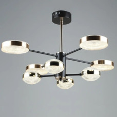 Стельова світлодіодна люстра Sirius 60W на вісім плафонів 3000-6500К золотиста IP20 B YH871/4+4