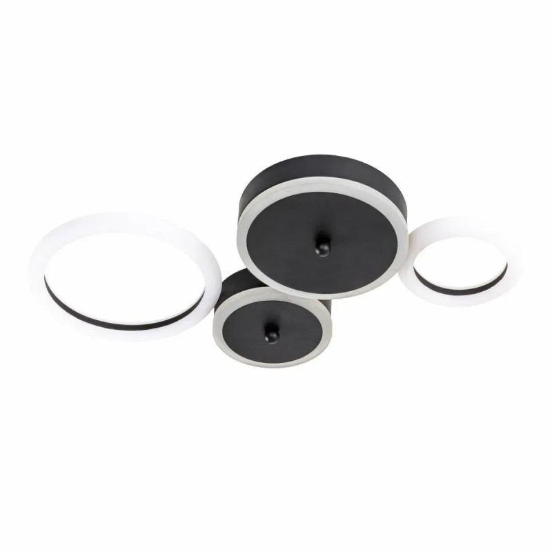 Стельова світлодіодна люстра Sirius 60W з пультом керування 3000-6500К чорна IP20 N 3834 BK