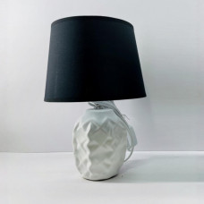Настільна лампа Valeso з керамічним корпусом під лампу Е14 біла/чорна IP20 V DTL905W