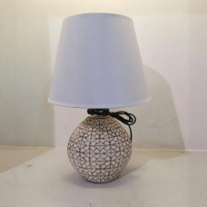 Настольная лампа Valeso с шаровидным корпусом под одну лампу Е27 белая IP20 V 4118