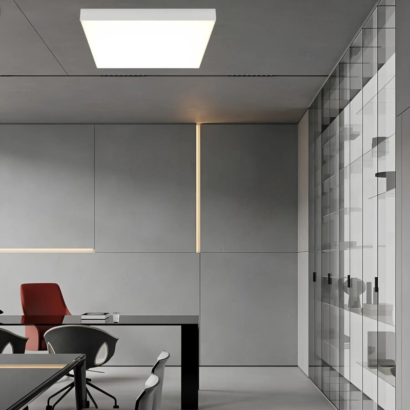 Стельова світлодіодна люстра Sirius 36W квадратної форми 3000-6500К біла IP20 GLD-23415 WT 18W*2