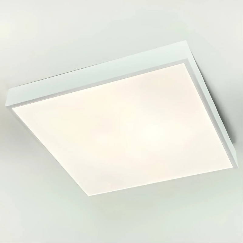 Потолочная светодиодная люстра Sirius 40W квадратной формы 3000-6500К белая IP20 GLD-23415 WT 20W*2