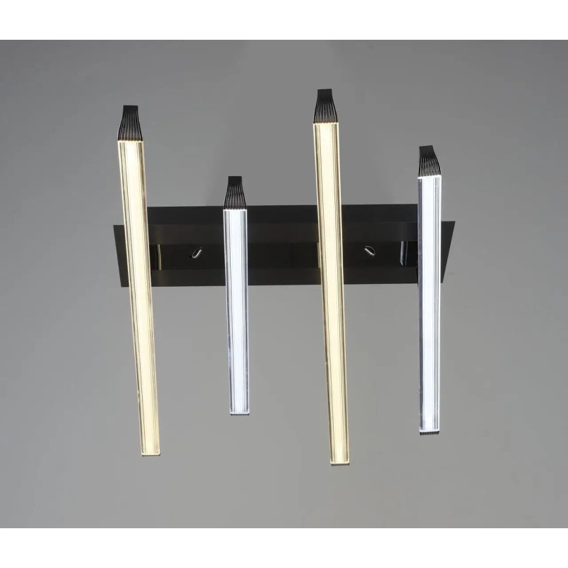 Стельова світлодіодна люстра Sirius 40W з акриловими плафонами 3000-6500К сіра IP20 B YH993/4 GRAY