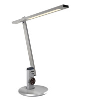 Лампа настольная светодиодная Sirius 12W гибкая 3000К-5700К серебряная IP20 BL-1167