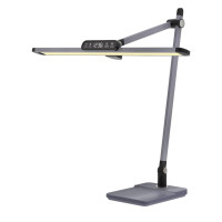 Лампа настольная светодиодная Sirius 12W с дисплеем 3000К-5700К темно-серая IP20 BL-1321