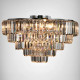 Потолочная хрустальная VALESO многоярусная под восемь ламп Е14 хром IP20 V 9027/8 CR