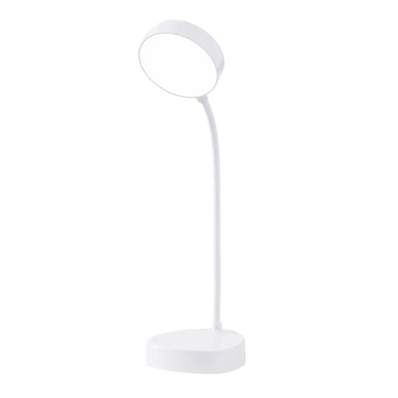 Настольная LED лампа 7W аккумуляторная VALESO из пластика 3000K/4000K/6000K белая IP20 V 1910