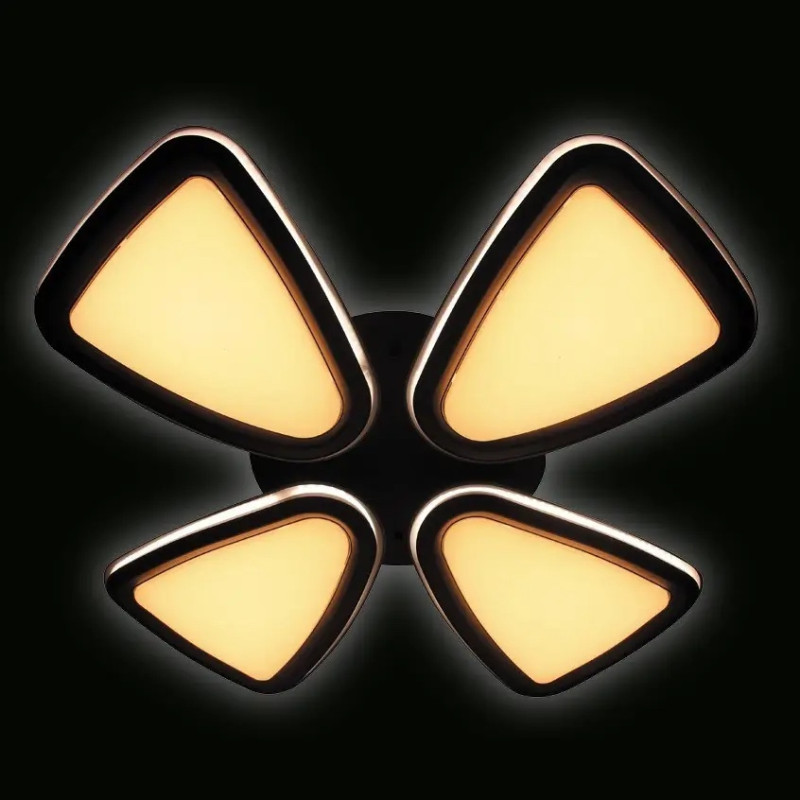 Стельова світлодіодна люстра Sirius 274W на чотири плафони 2700/6400К сріблястий IP20 PRD-C 0180-4