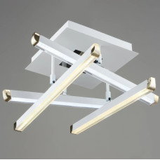 Стельова світлодіодна люстра Sirius 32W з акриловими плафонами 3000-6500К біла IP20 B YH996/4 WT