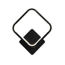 Бра светодиодное 32W настенное Valeso с квадратным плафоном 3000K-6500K черное IP20 G ph306 BK 32W