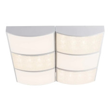 Потолочная светодиодная люстра Sirius 144W с пультом управления 3000-6500К белая IP20 PRD-C 0095-6 144W