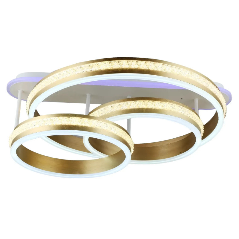 Стельова світлодіодна люстра Sirius 145W з круглими акриловими плафонами 3000-6500К IP20 B YH541/3