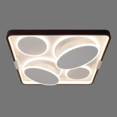 Стельова світлодіодна люстра Sirius 211W з круглими плафонами 3000-6500К біло-коричнева IP20 1967