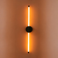 Бра світлодіодне 12W VALESO настінне з двома джерелами світла 4000К чорне IP20 THB63812A-1