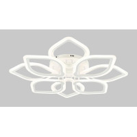 Люстра потолочная LED Valeso 2302-4+4B WH (Белый) 192W