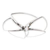 Потолочная светодиодная люстра Sirius 120W с акриловыми плафонами 3000-6500К хром IP20 2901-5