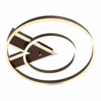 Потолочная светодиодная люстра Sirius 130W с круглыми плафонами 3000-6500К коричневая IP20 N 5132-500+3