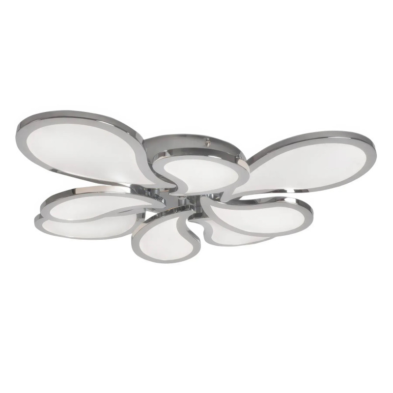 Стельова світлодіодна люстра Sirius 134W на вісім плафонів 3000-6500К хром IP20 2904-8