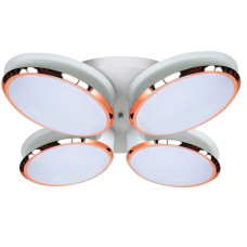 Стельова світлодіодна люстра Sirius 136W з овальними плафонами 3000-6500К біла IP20 PRD-C 0097-4