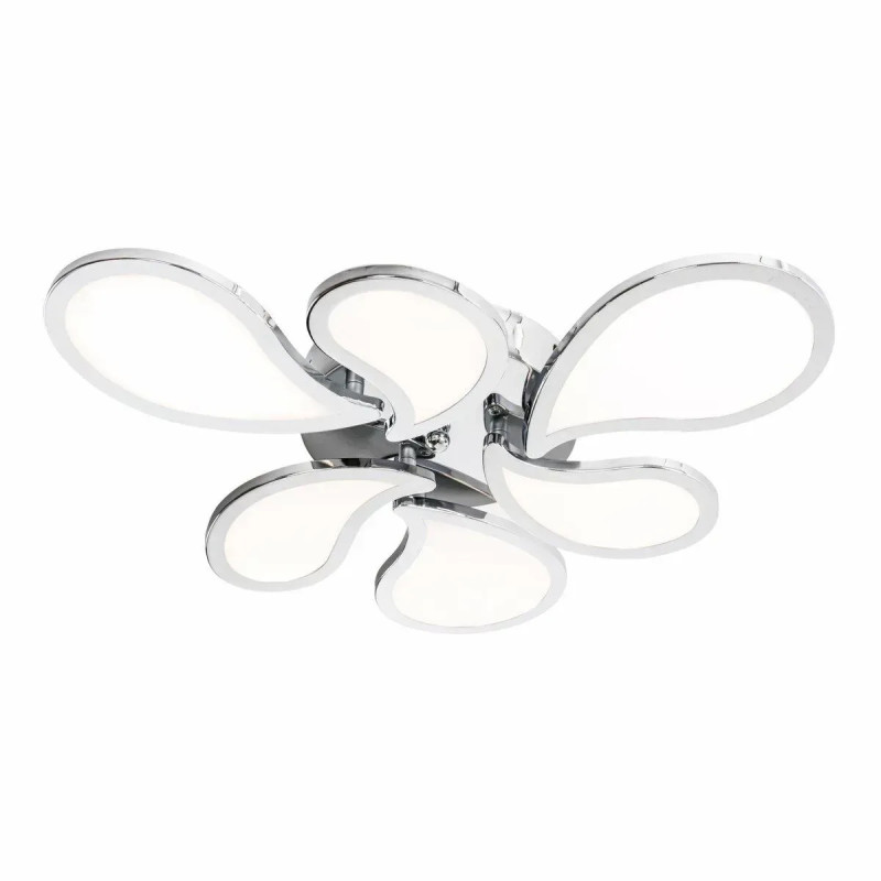 Потолочная светодиодная люстра Sirius 100W с акриловыми плафонами 3000-6500К хром IP20 2904-6