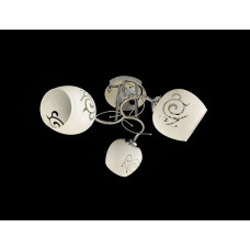 Стельова Люстра на 3 плафони Valeso 9936/3 (Хром)